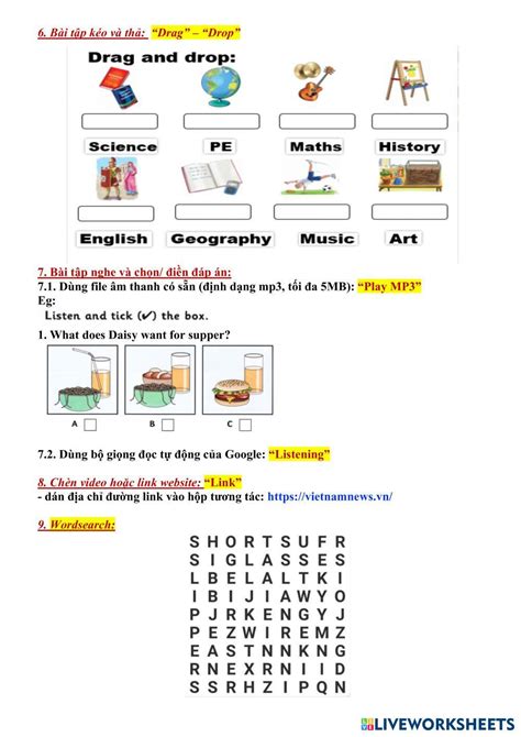 liveworksheet|Live Worksheets – edshelf.